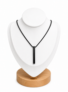 Collar con Dije Monolito Negro