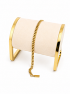 Pulsera Cubana Fina Dorado