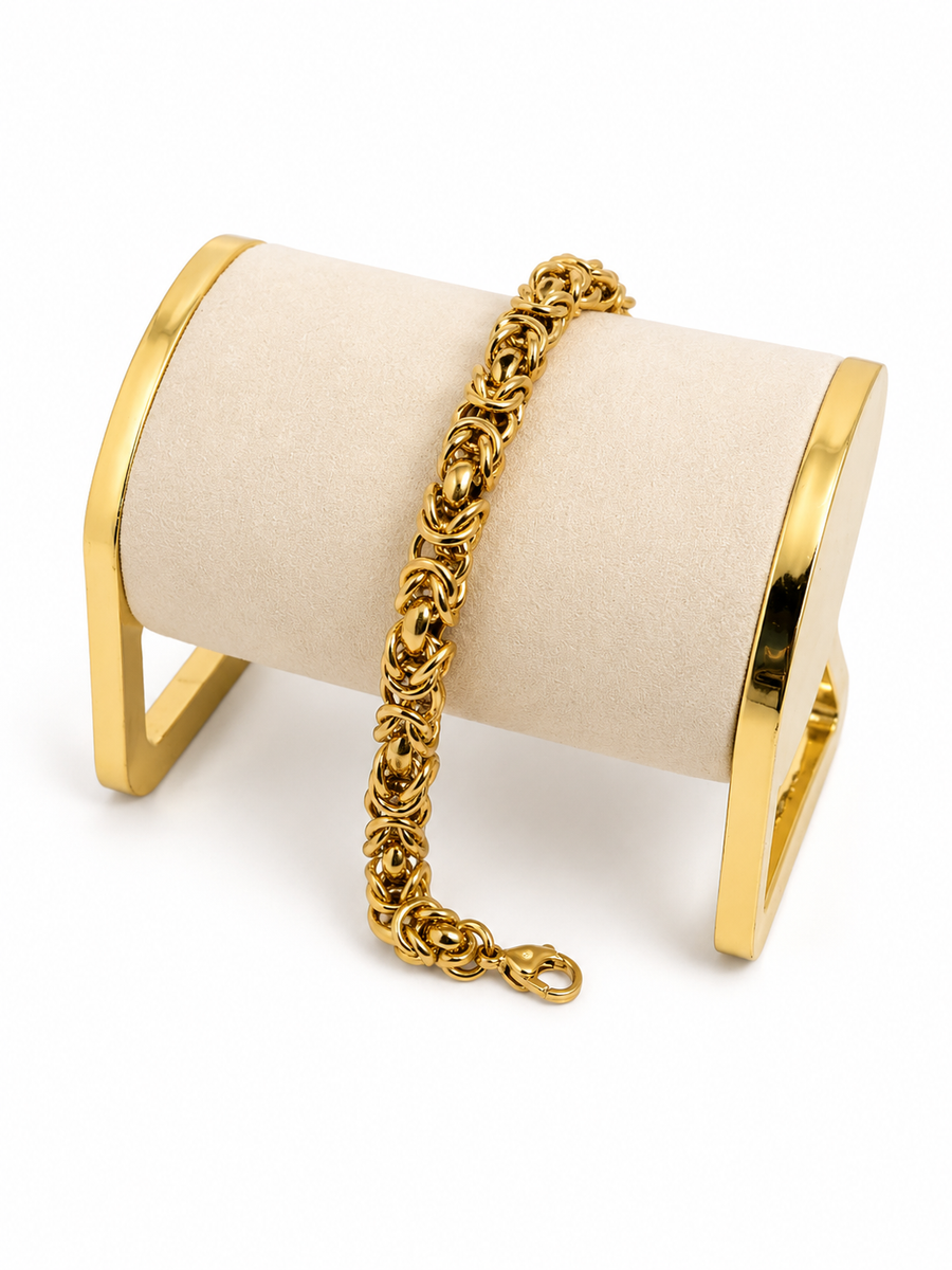 Pulsera Bizantina Robusta Dorado
