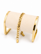Pulsera Cubana Mediana Dorado