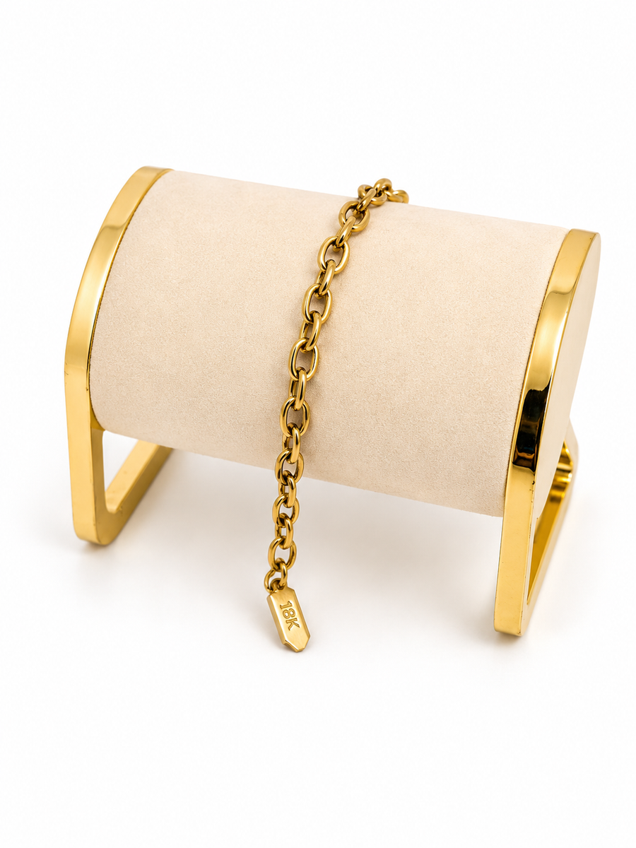 Pulsera Belcher Dorado